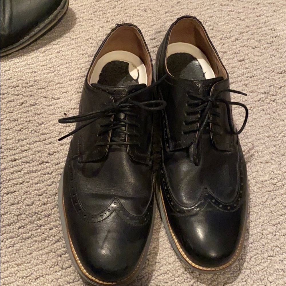 Cole Haan dress show with athletic bottom